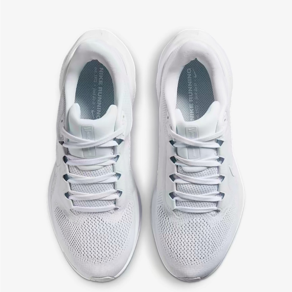 NIB Women’s Nike Air Zoom Pegasus 41 Size 9 White/Silver - Picture 4 of 10